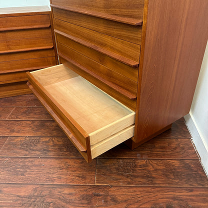 Scandinavian Mid-Century Teak Dresser Set