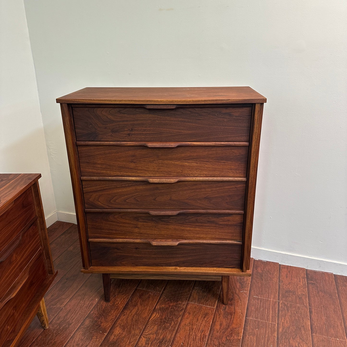 Walnut Mid-Century Dresser Set