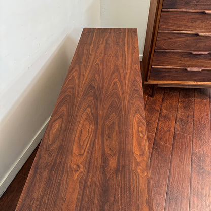 Walnut Mid-Century Dresser Set