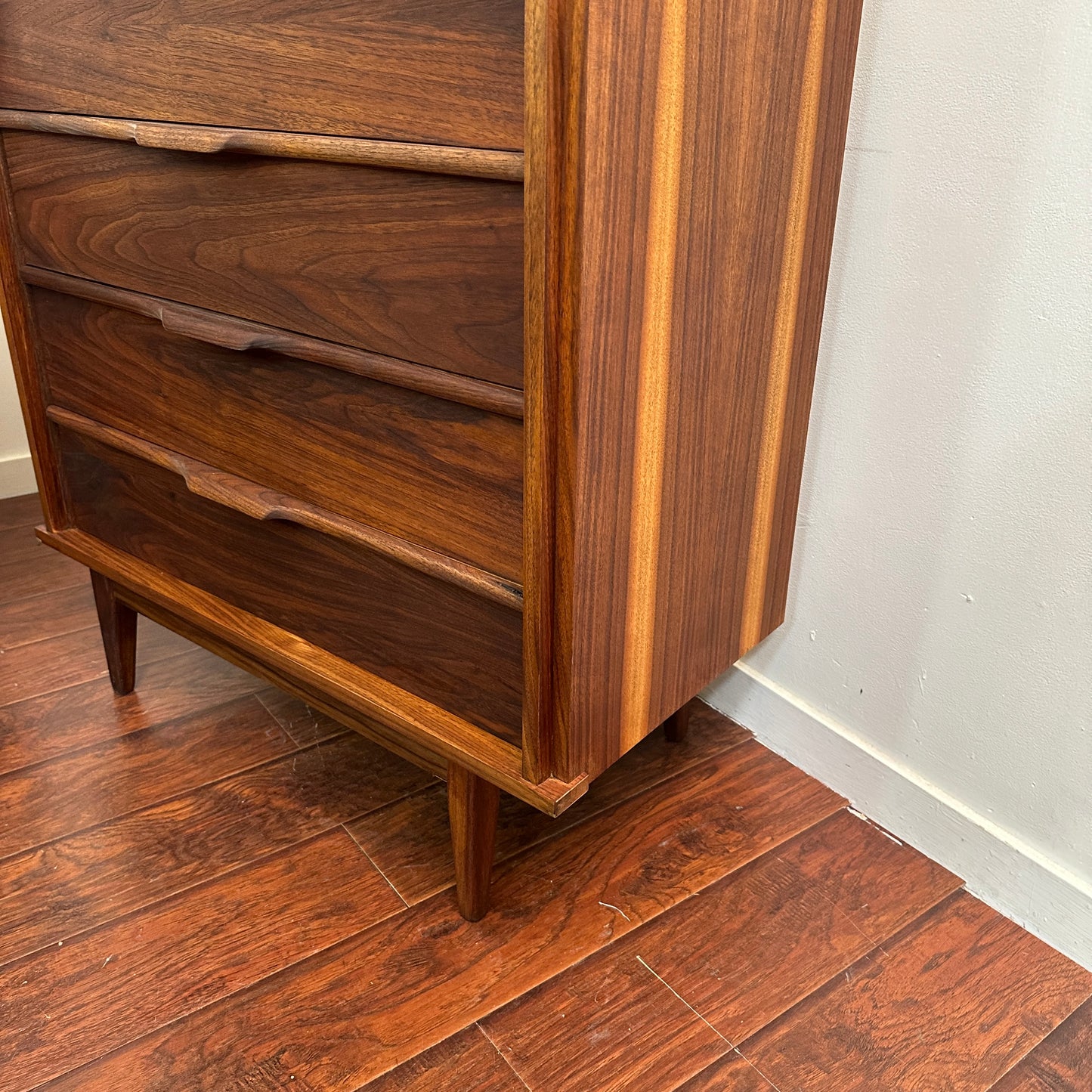 Walnut Mid-Century Dresser Set