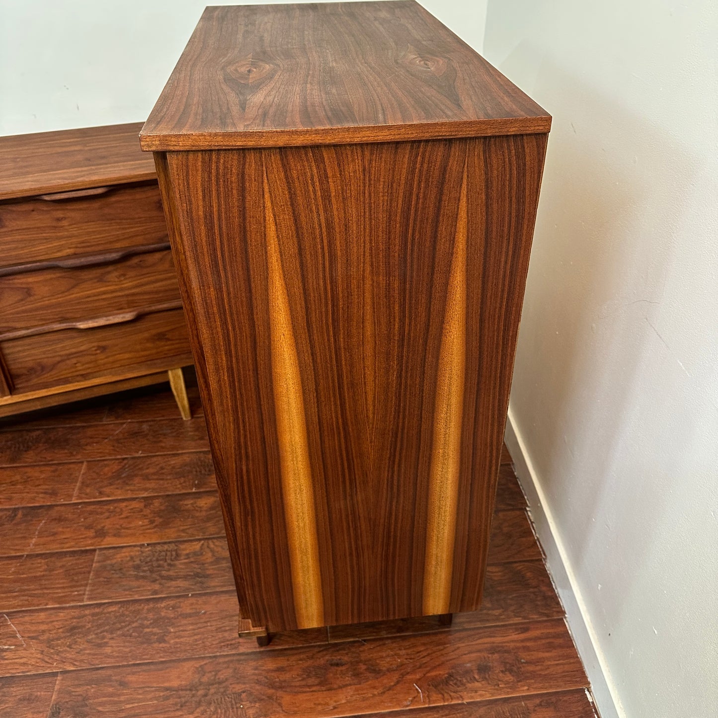 Walnut Mid-Century Dresser Set