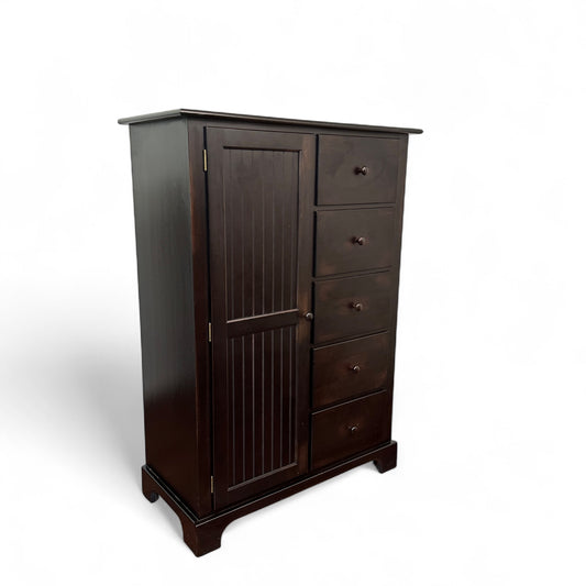 Shermag Dark Brown Armoire