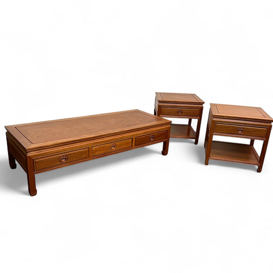 Ming Style Asian Rosewood Living Room Set