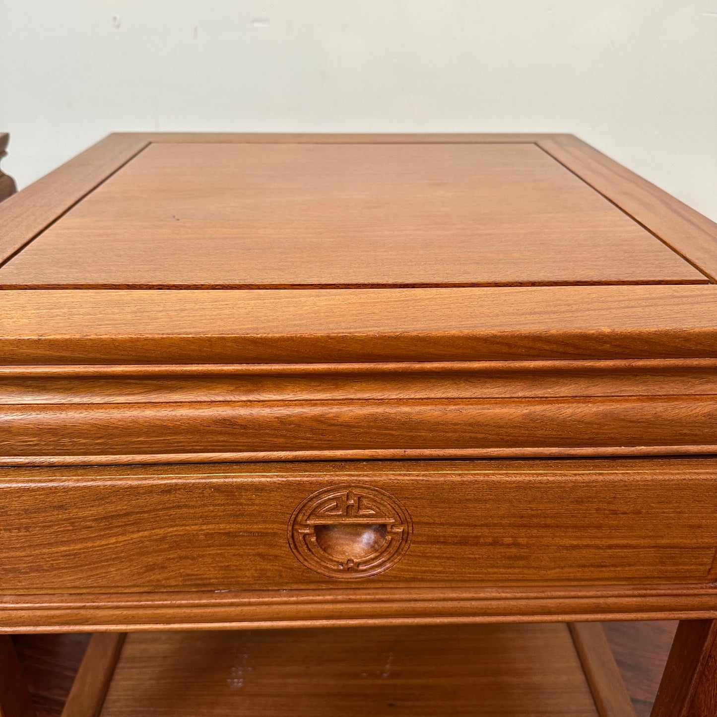 Ming Style Asian Rosewood Side Tables (x2)