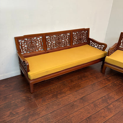 Ming Style Asian Rosewood Sofa Set
