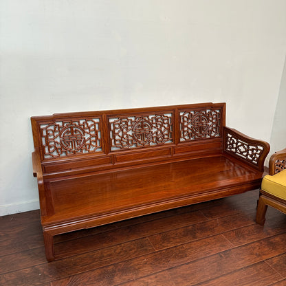 Ming Style Asian Rosewood Sofa Set