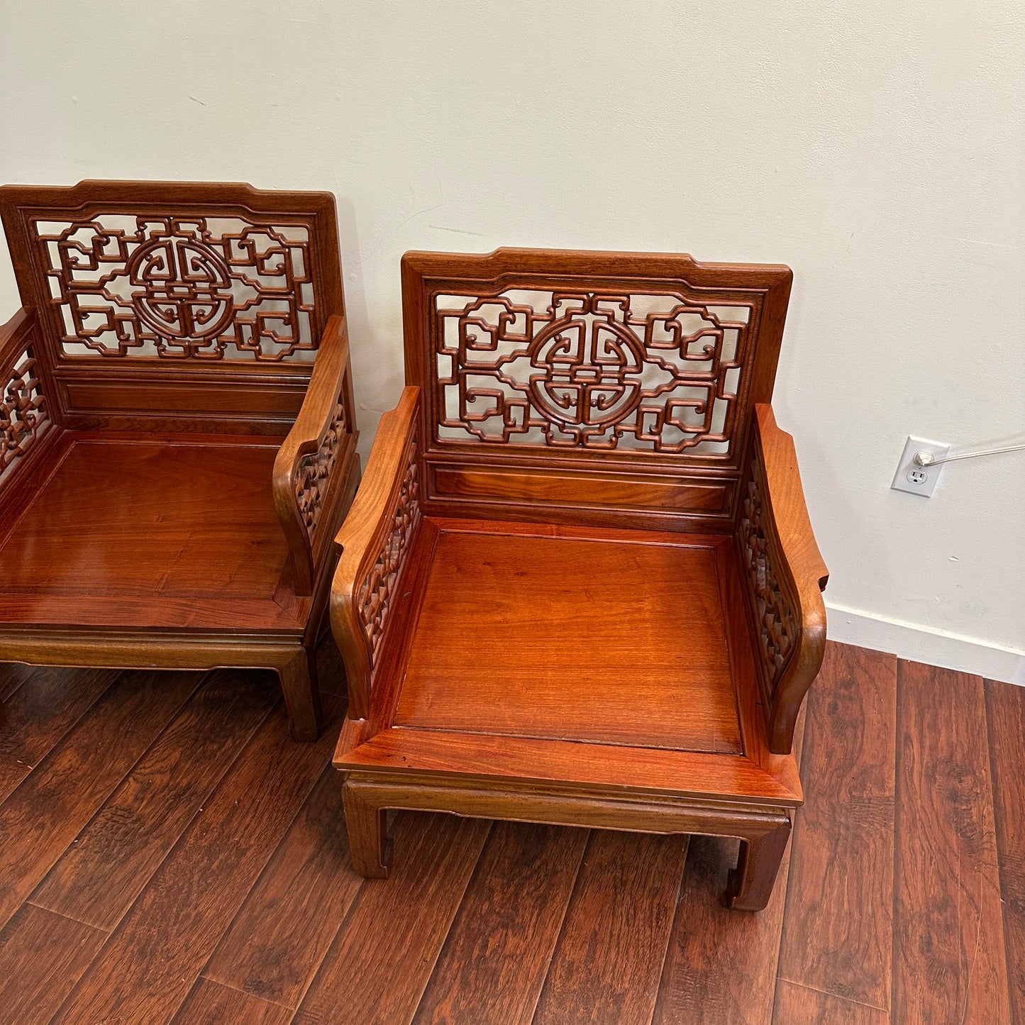 Ming Style Asian Rosewood Sofa Set