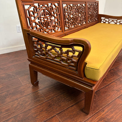 Ming Style Asian Rosewood Sofa