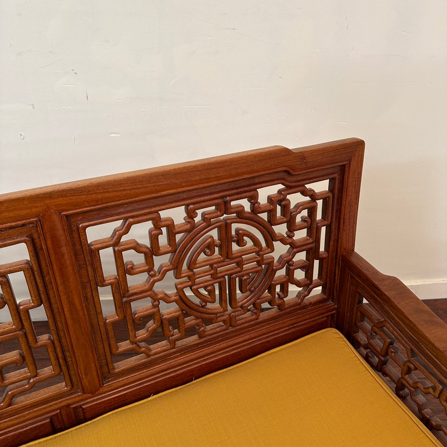 Ming Style Asian Rosewood Sofa