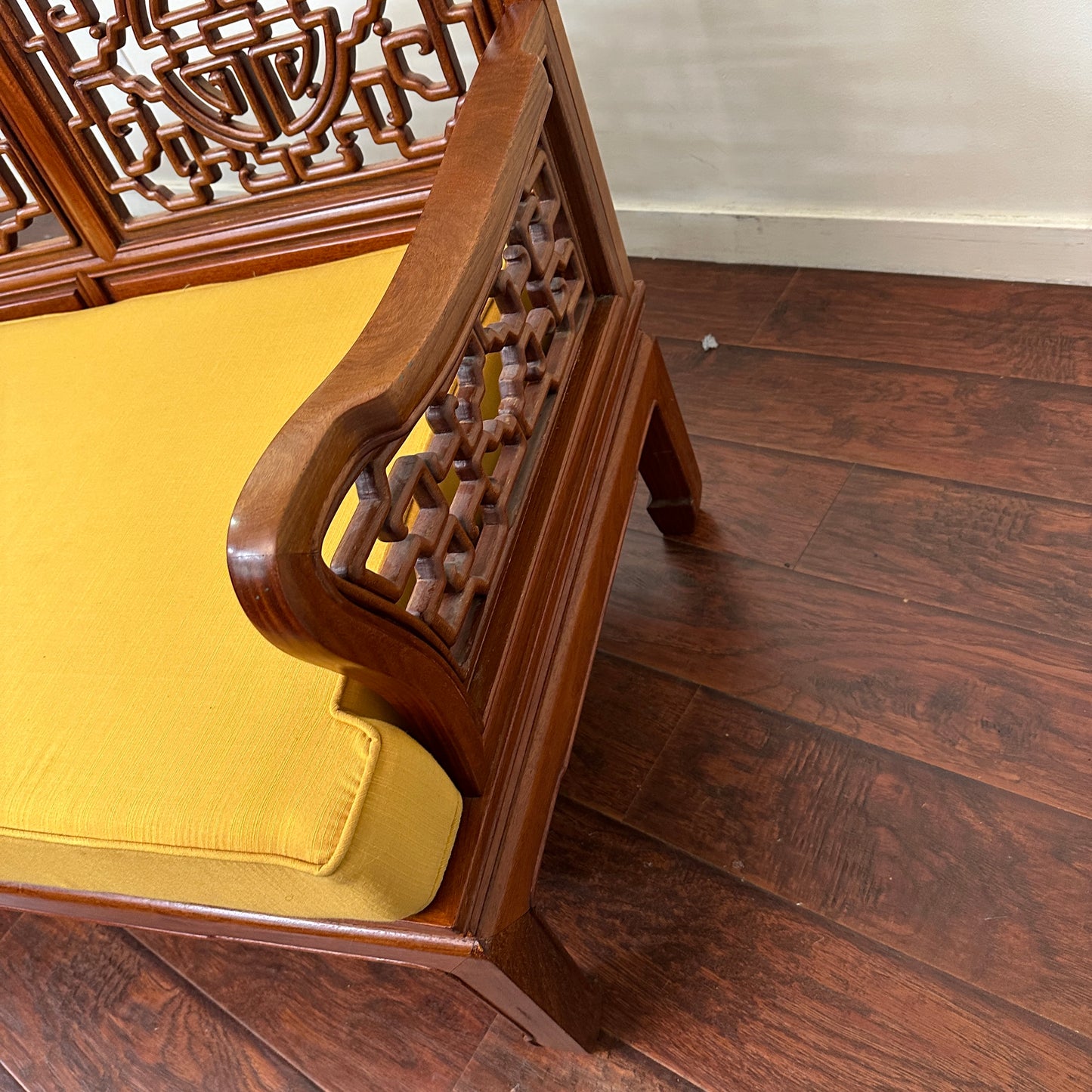 Ming Style Asian Rosewood Sofa