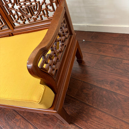 Ming Style Asian Rosewood Sofa