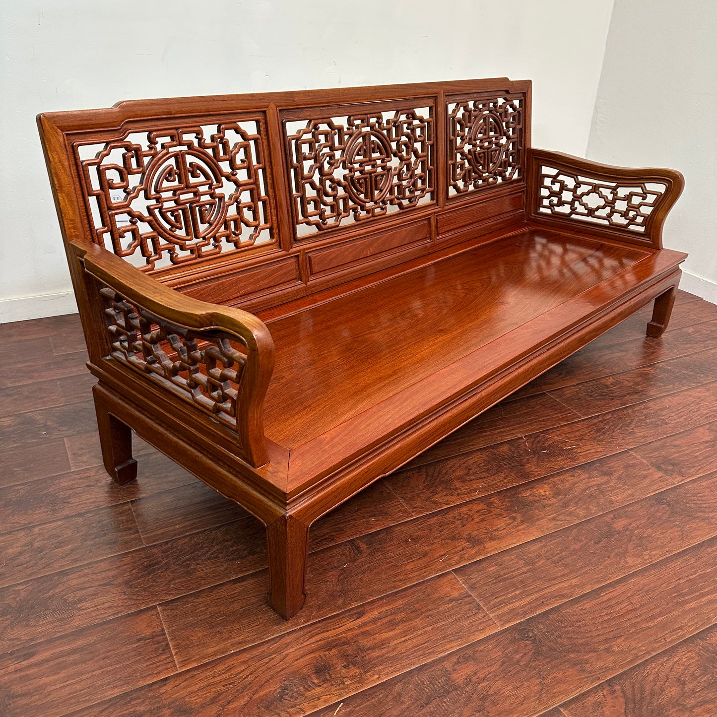 Ming Style Asian Rosewood Sofa