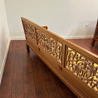 Ming Style Asian Rosewood Sofa