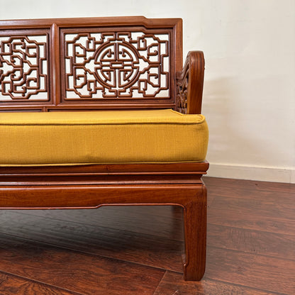Ming Style Asian Rosewood Sofa