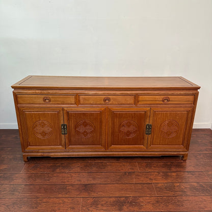 Oriental Ming Asian Rosewood Sideboard