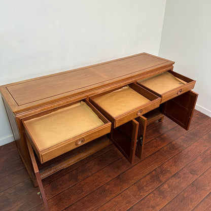 Oriental Ming Asian Rosewood Sideboard