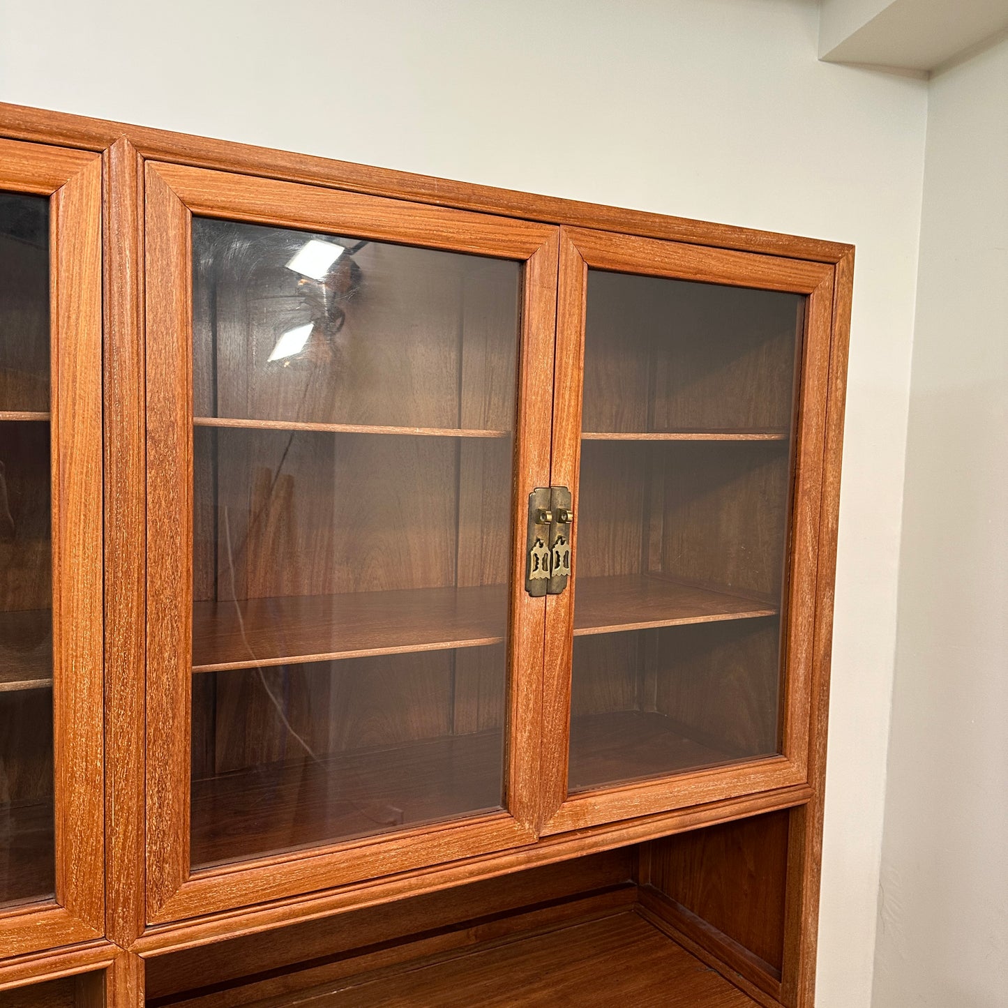 Oriental Ming Asian Rosewood Display Cabinet