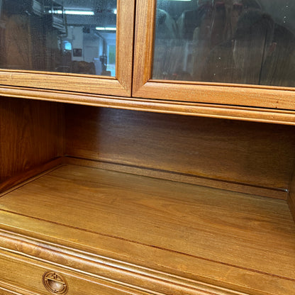 Oriental Ming Asian Rosewood Display Cabinet