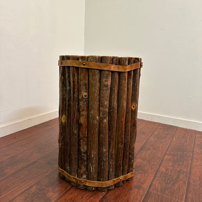 Old Hickory Wooden Side Tables (x2)