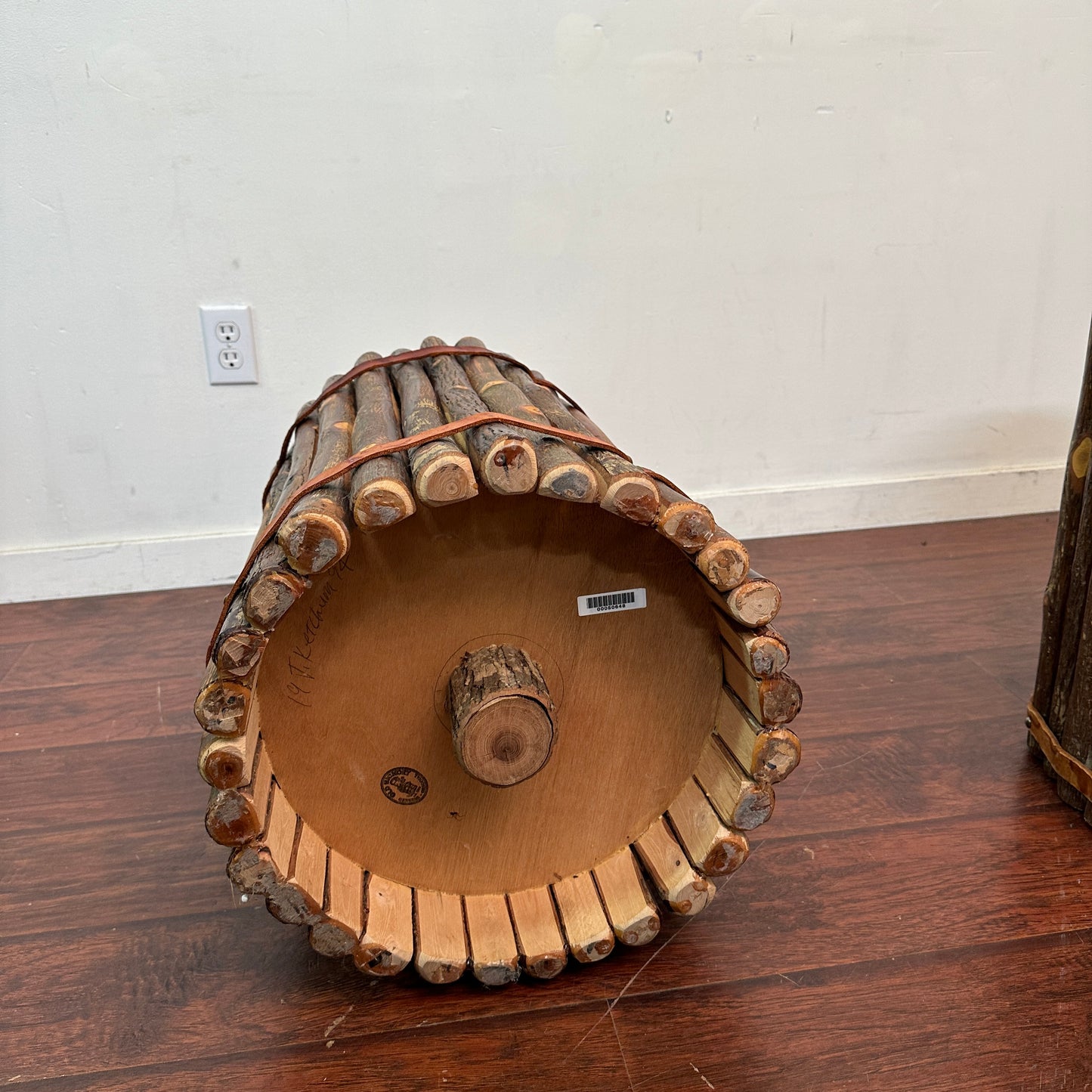 Old Hickory Wooden Side Tables (x2)