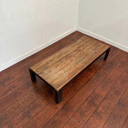 Industrial Reclaimed Wood Coffee Table
