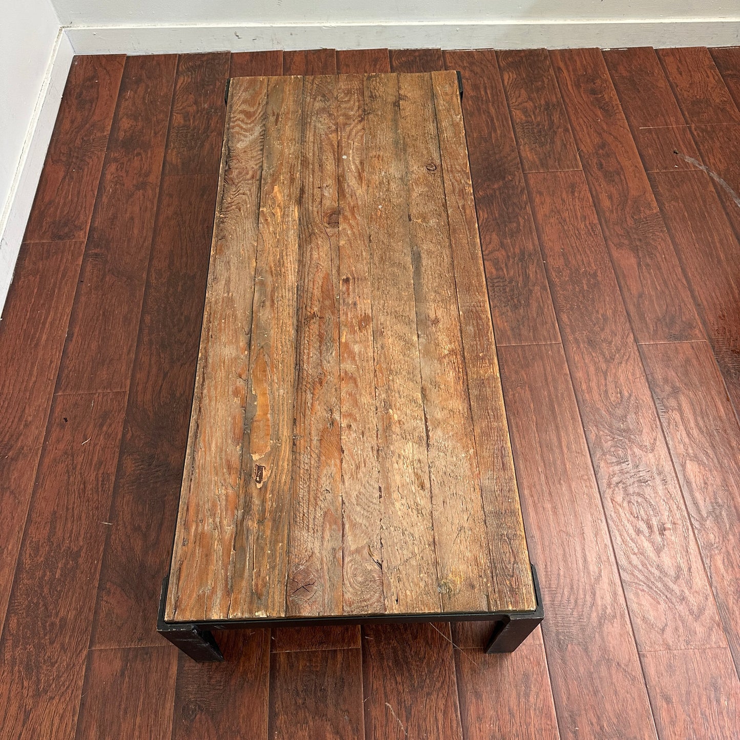 Industrial Reclaimed Wood Coffee Table