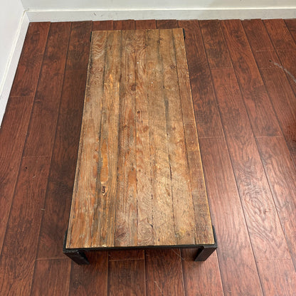 Industrial Reclaimed Wood Coffee Table