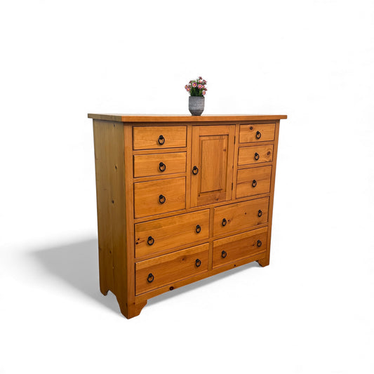 Solid Pine Storage Cabinet