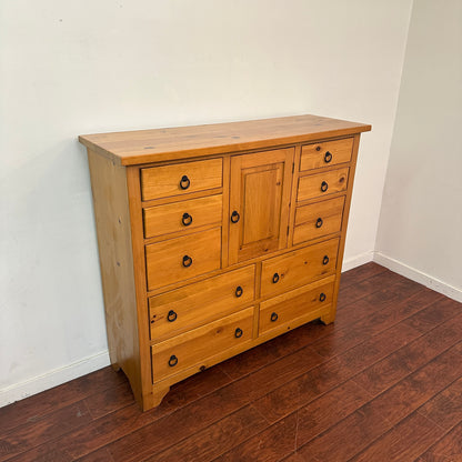 Solid Pine Storage Cabinet