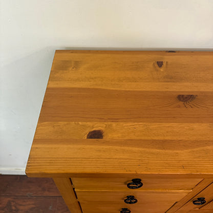Solid Pine Storage Cabinet