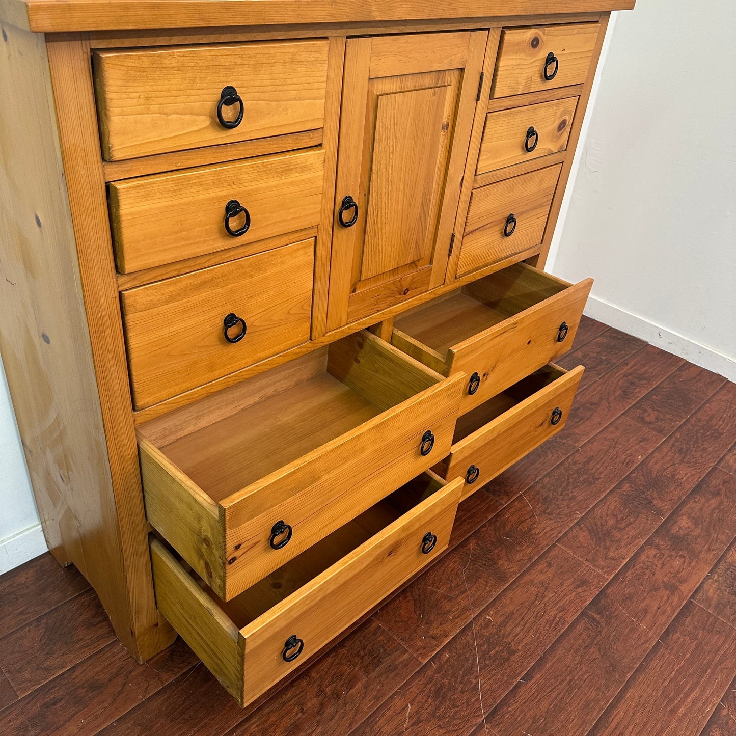 Solid Pine Storage Cabinet