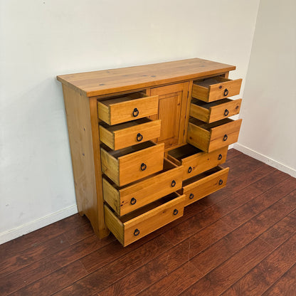 Solid Pine Storage Cabinet