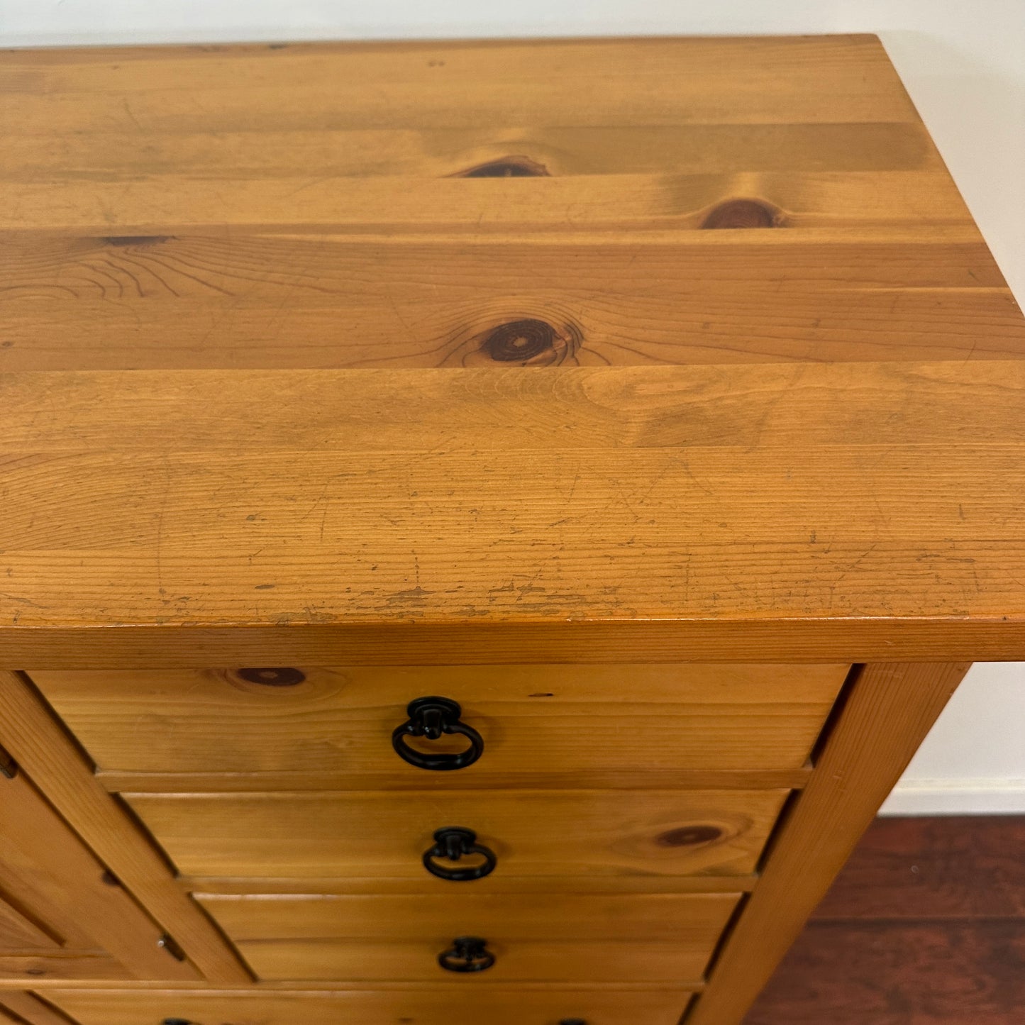 Solid Pine Storage Cabinet