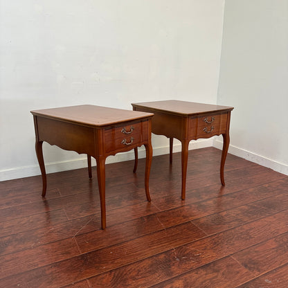 Vintage French Country Side Tables (x2)