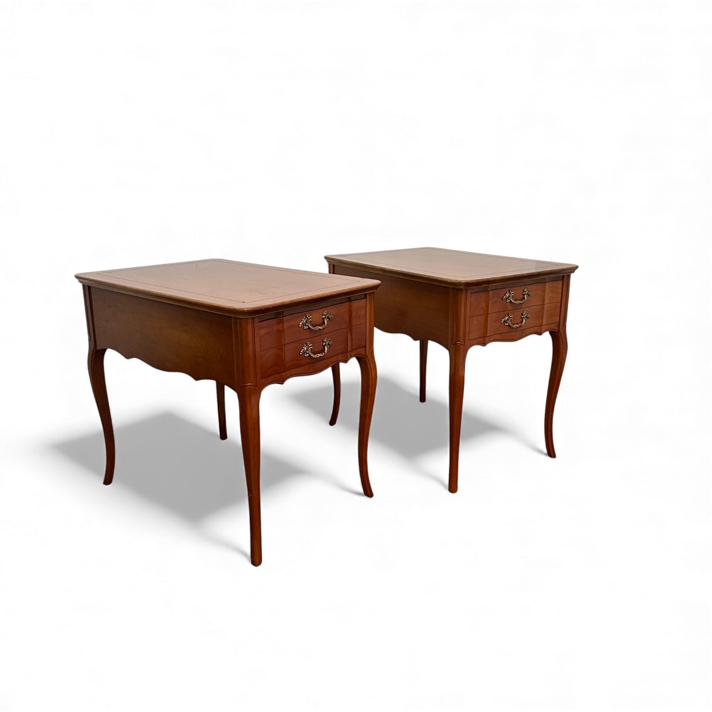 Vintage French Country Side Tables (x2)