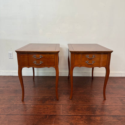 Vintage French Country Side Tables (x2)