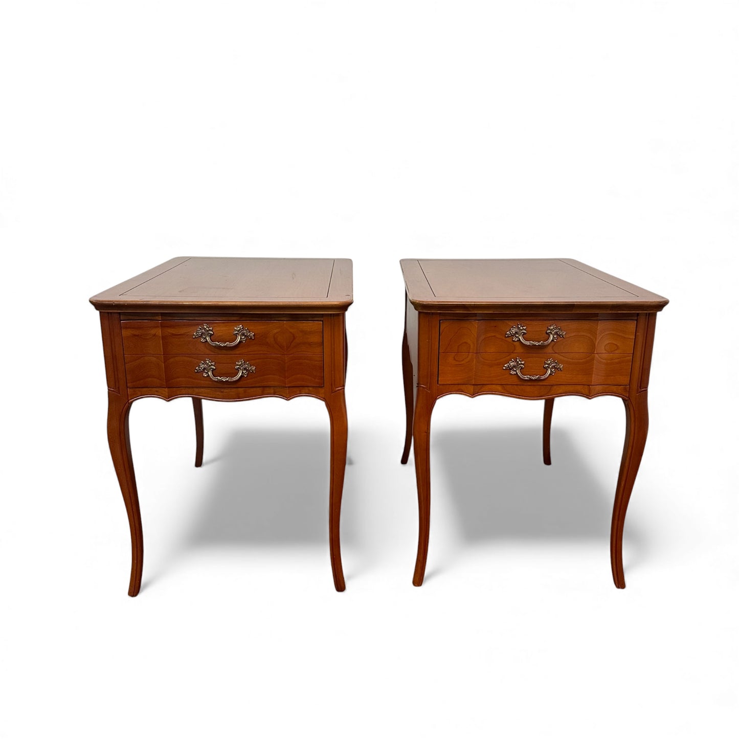 Vintage French Country Side Tables (x2)