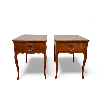 Vintage French Country Side Tables (x2)