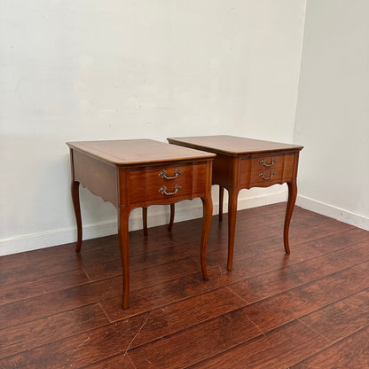 Vintage French Country Side Tables (x2)