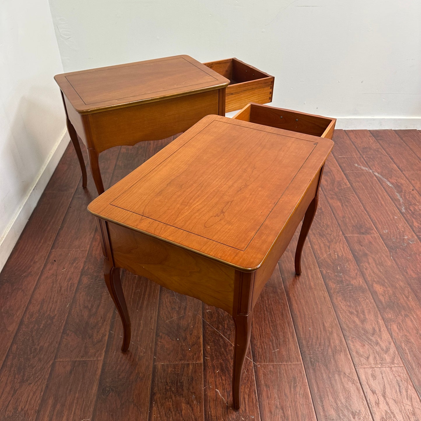 Vintage French Country Side Tables (x2)