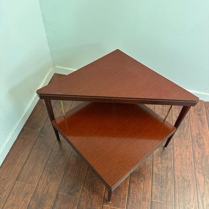 Mid-Century Style Corner Side Table