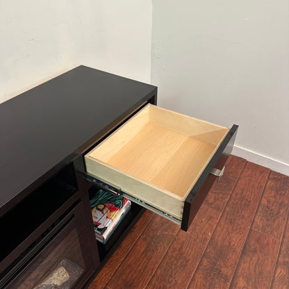 Buhler Freestanding TV stand with Fireplace