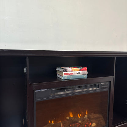 Kingwood Media Electric Fireplace TV stand
