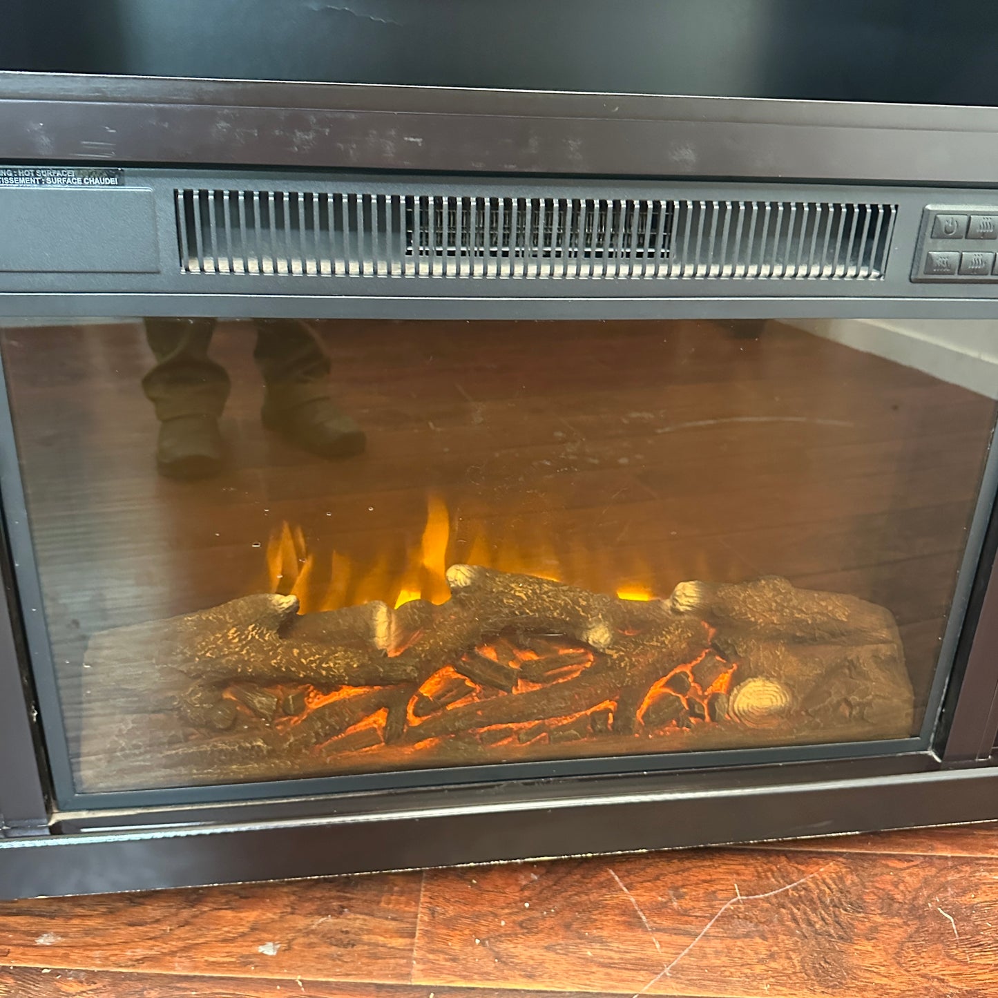 Kingwood Media Electric Fireplace TV stand