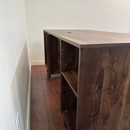 Sauder Walnut Executive Desk