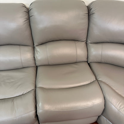 Marcel 6-Piece Genuine Leather Power Reclining Sectional