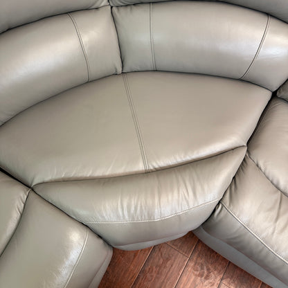 Marcel 6-Piece Genuine Leather Power Reclining Sectional
