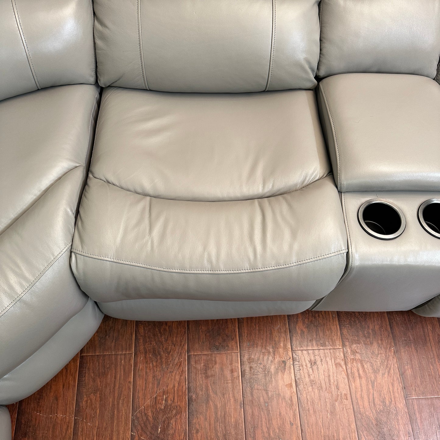 Marcel 6-Piece Genuine Leather Power Reclining Sectional