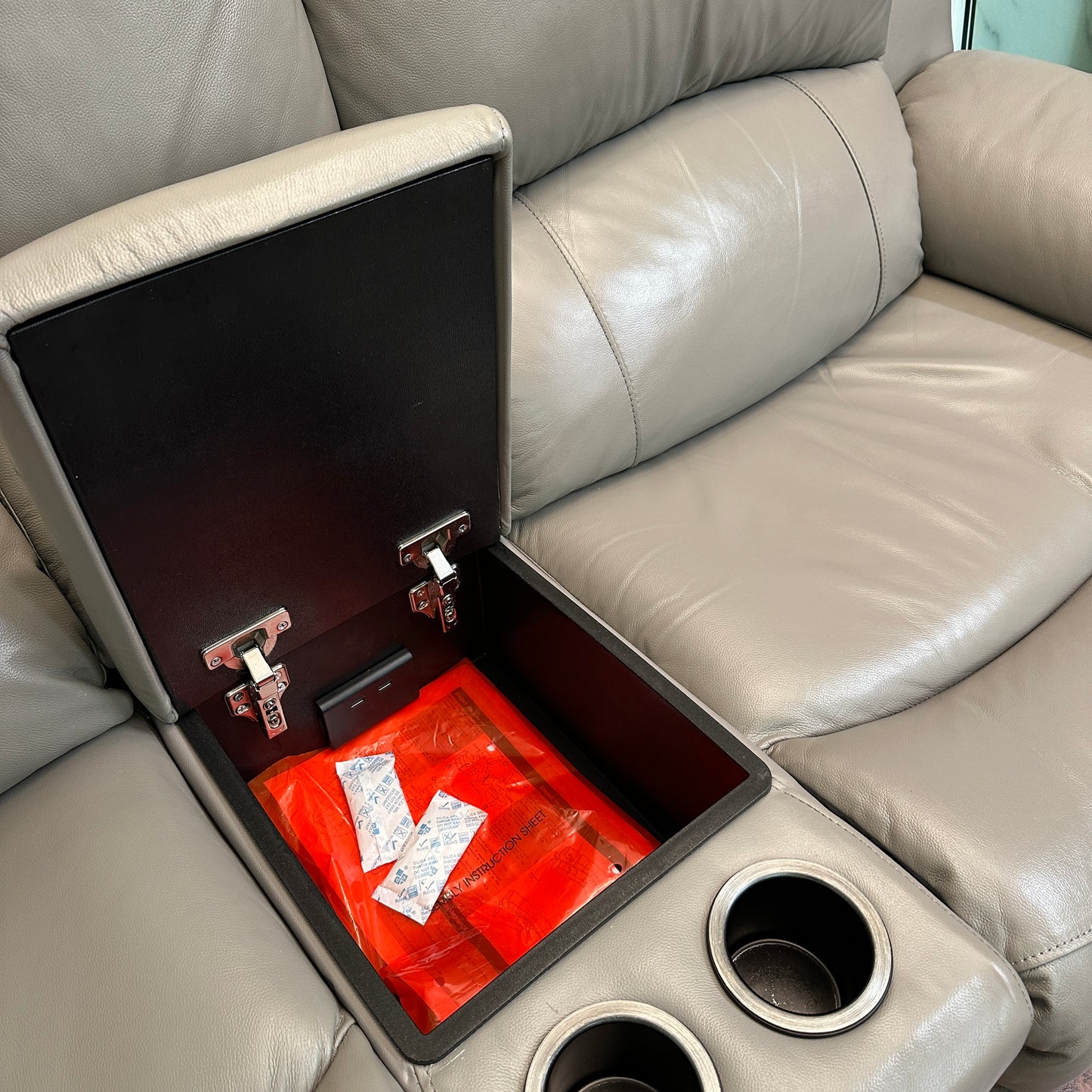 Marcel 6-Piece Genuine Leather Power Reclining Sectional