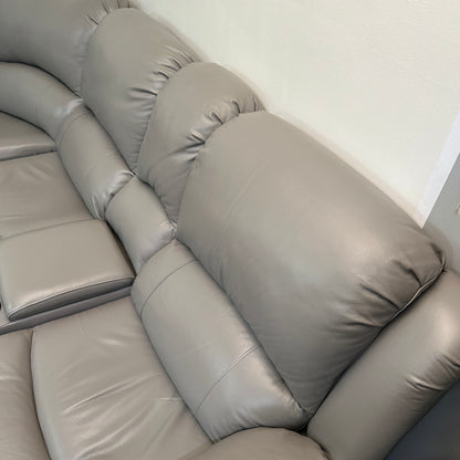 Marcel 6-Piece Genuine Leather Power Reclining Sectional